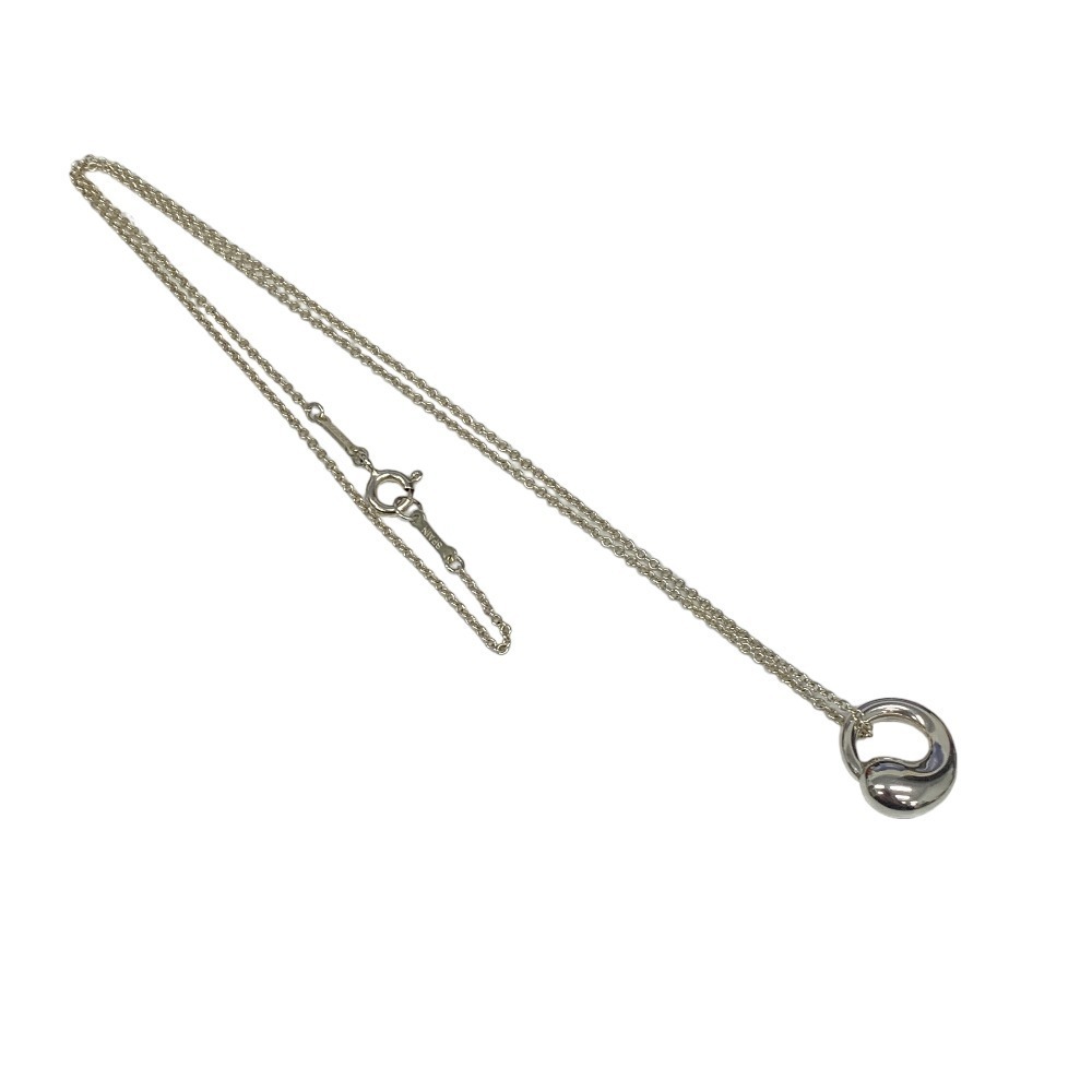 TIFFANY Co Eternal Circle Magatama Necklace Choker by Elissa Peretti Sterling